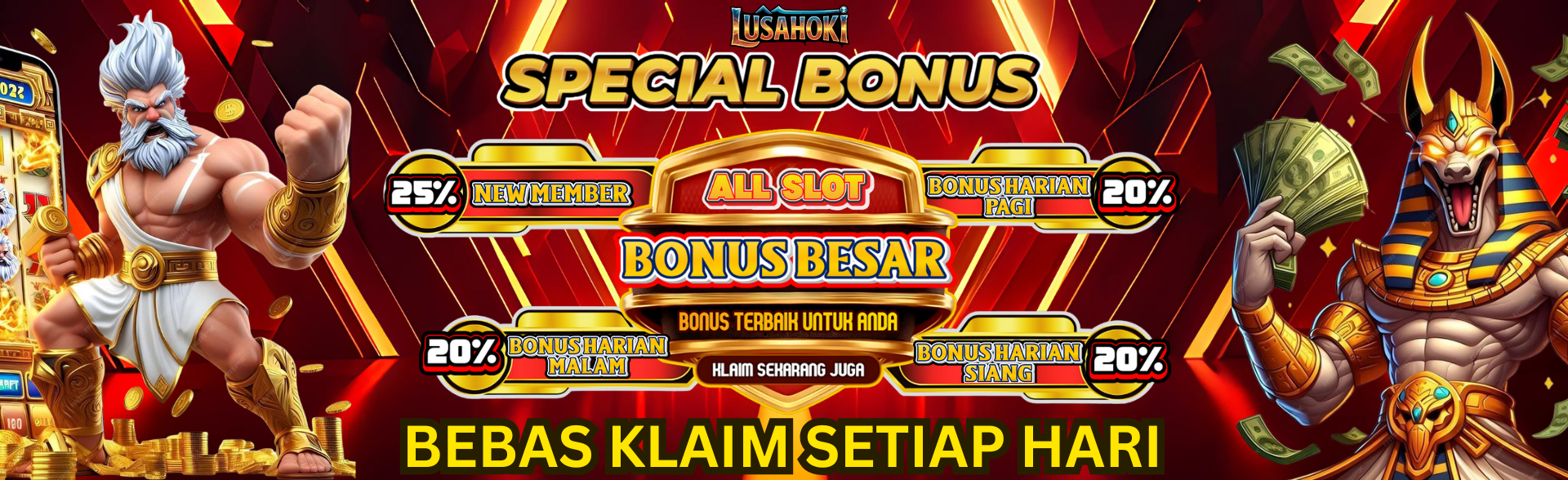 BONUS NEW MEMBER SLOT 25%