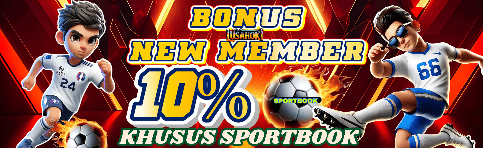 PROMO NEW MEMBER SPORTBOOK 10%