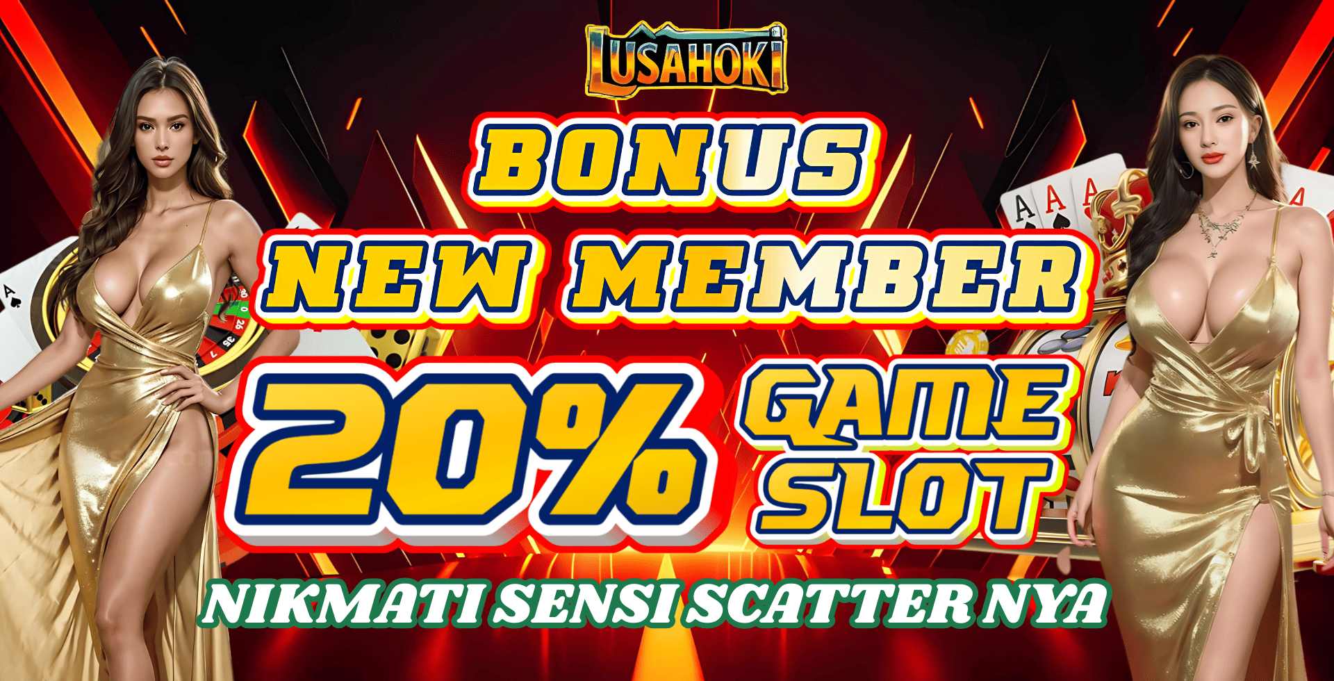 BONUS NEW MEMBER SLOT 20%