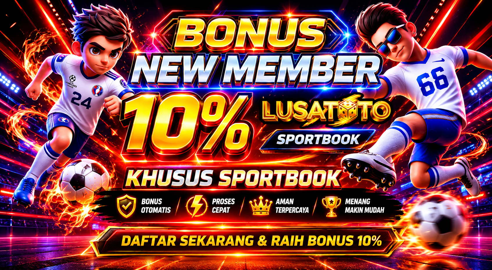 PROMO NEW MEMBER SPORTBOOK 10%